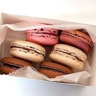 a box of macarons