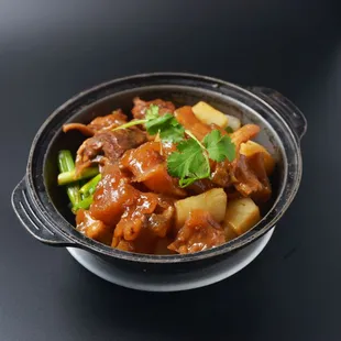 braised beef brisket w/ turnip