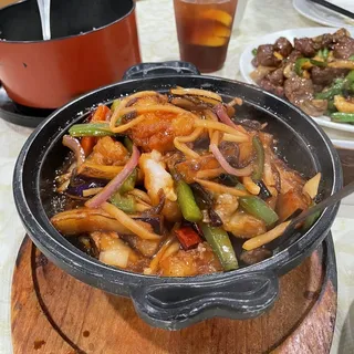 L10. Braised Eggplant & Fish Filet