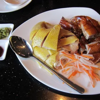 P1. Chicken & Roasted Duck Porridge