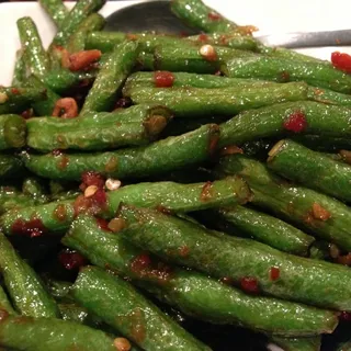 E20. Dry Braised String Bean in Spicy Sauce