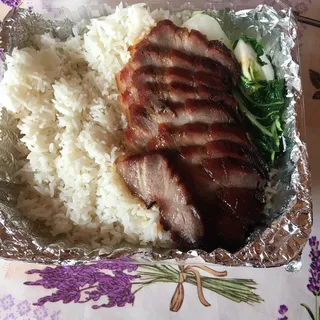 R6. Barbeque Pork Over Rice