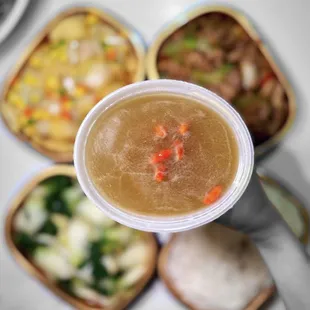 3 entrees 1 soup and rice for $36.99! | @what.eva.eats