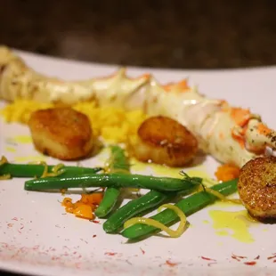Seafood Platter with a Saffron Butter Sauce ~Chef Steven Ferneding