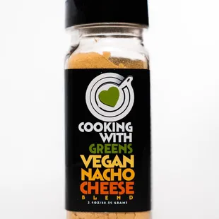 a jar of vegan nacho cheese