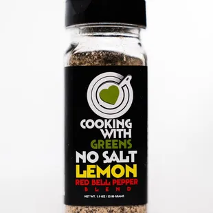 a jar of no salt lemon pepper