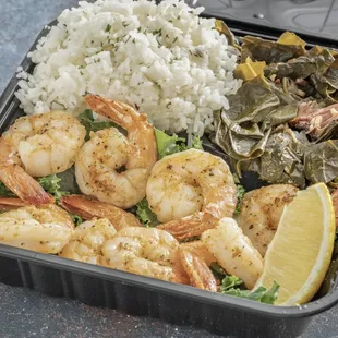 Sauteed Shrimp Platter