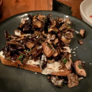 Smoked Mushroom Toast