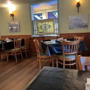 Stained glass partition