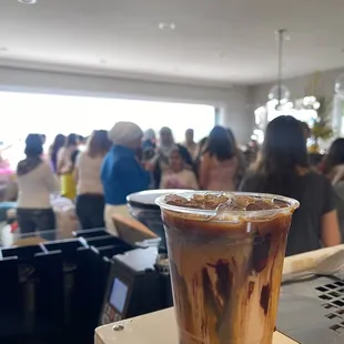 Iced Turtle Latte