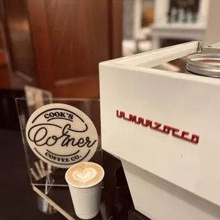 a cup of cappuccino
