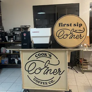 Our mobile cart setup, only with the best equipment.