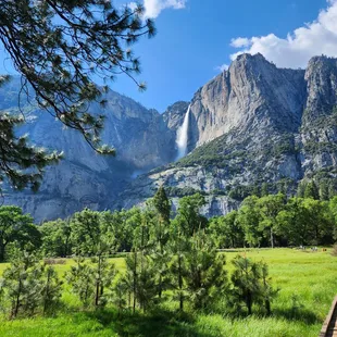 Yosemite Falls in the far distance