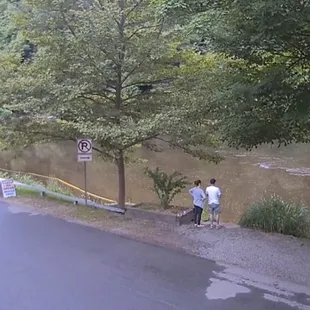 There's a live stream camera by the road. Use the wifi and you can see yourself on it