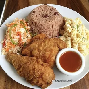 a plate of food