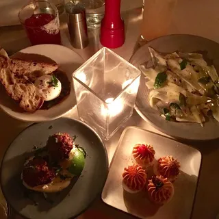 Shaved Raw King Oyster Mushrooms