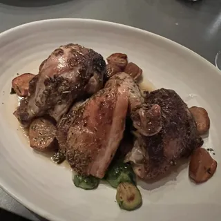 Spit-Roasted Half Chicken