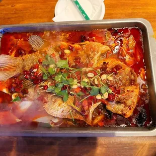 grilled seafood, fish, seafood, grilled fish, food