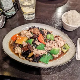Eggplant Lover Stir Fry with Chicken (Level 3)