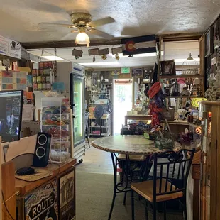 the inside of a store