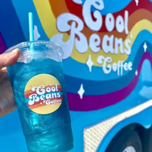 Hurricane Hallie Lemonade + Blue Glitter