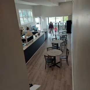 Interior from the back