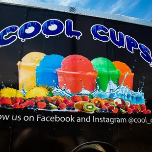 a food truck advertising
