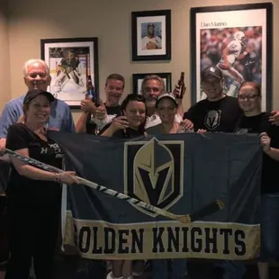 Cd's shows all Golden Knights Hockey Games on 6 Big Screen Tv's!