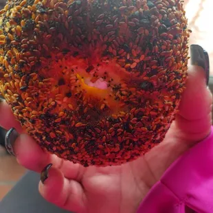 Burnt bagel from cool cafe  no remake EITHER!!!!