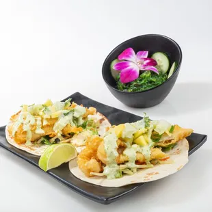 Signature sushi rolls, poke bowls, ramen, and creative spring rolls.