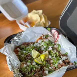 Carne asada tacos