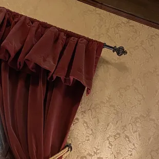 Dusty Curtains. If it&apos;s this dirty where we can see, imagine where we can&apos;t.