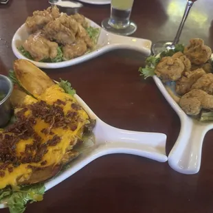 Happy hour appetizers.