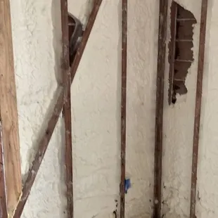 Foam that came off of the wall