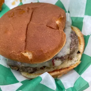 Burger.  Really good