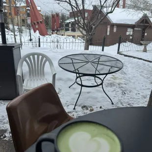 Lavender matcha
