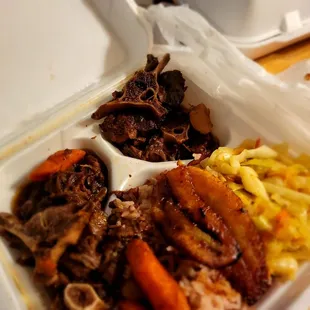 Oxtails plate