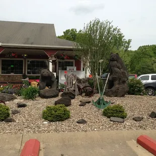 the front of the store