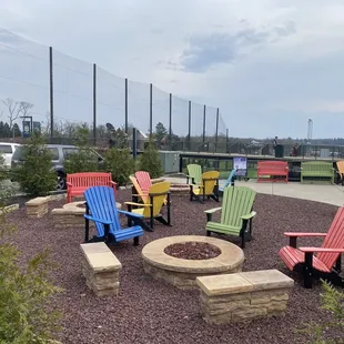Fire pit area