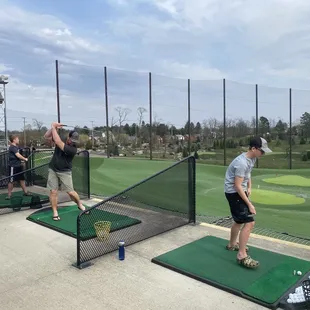 Driving range area