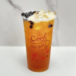 Lemon Black Tea w/ pearl