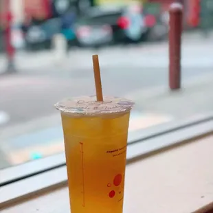 Peach Green Tea Iced