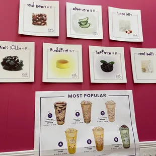 various types of teas