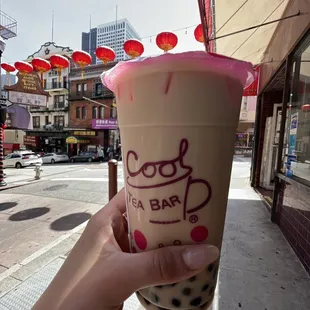 Regular Size Pearl Milk Tea ($5.5)