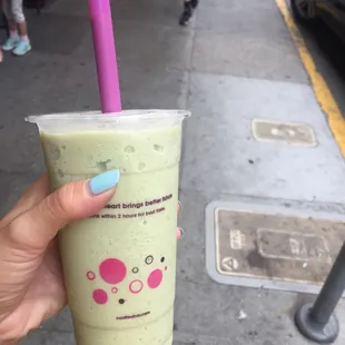 Iced Matcha Milk Tea