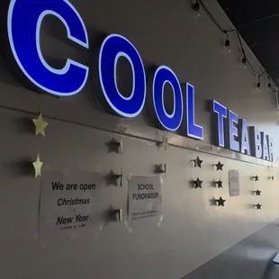 Cool tea bar is open on Christmas and New Years 12/25/2022 and 1/1/2023