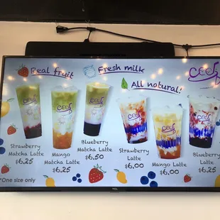 NEW DRINKS