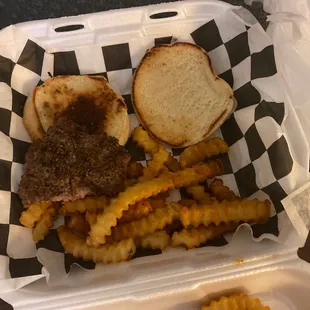 ordered a &quot;cheeseburger&quot; $14 and this is what i got.... bread and a patty! disgusting i dont even wanna eat this