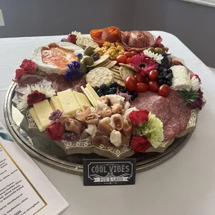Charcuterie boards made to order.