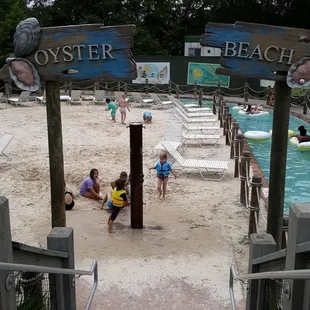 Oyster Beach sand area